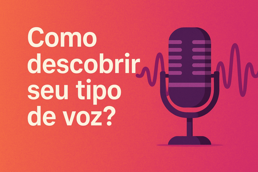 Como Descobrir Seu Tipo De Voz Entenda Sua Voz E Cante Melhor Show Band